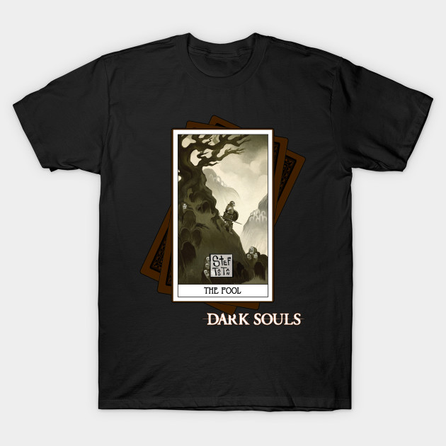 Tarot Card - The Fool (Dark Souls) T-Shirt-TOZ